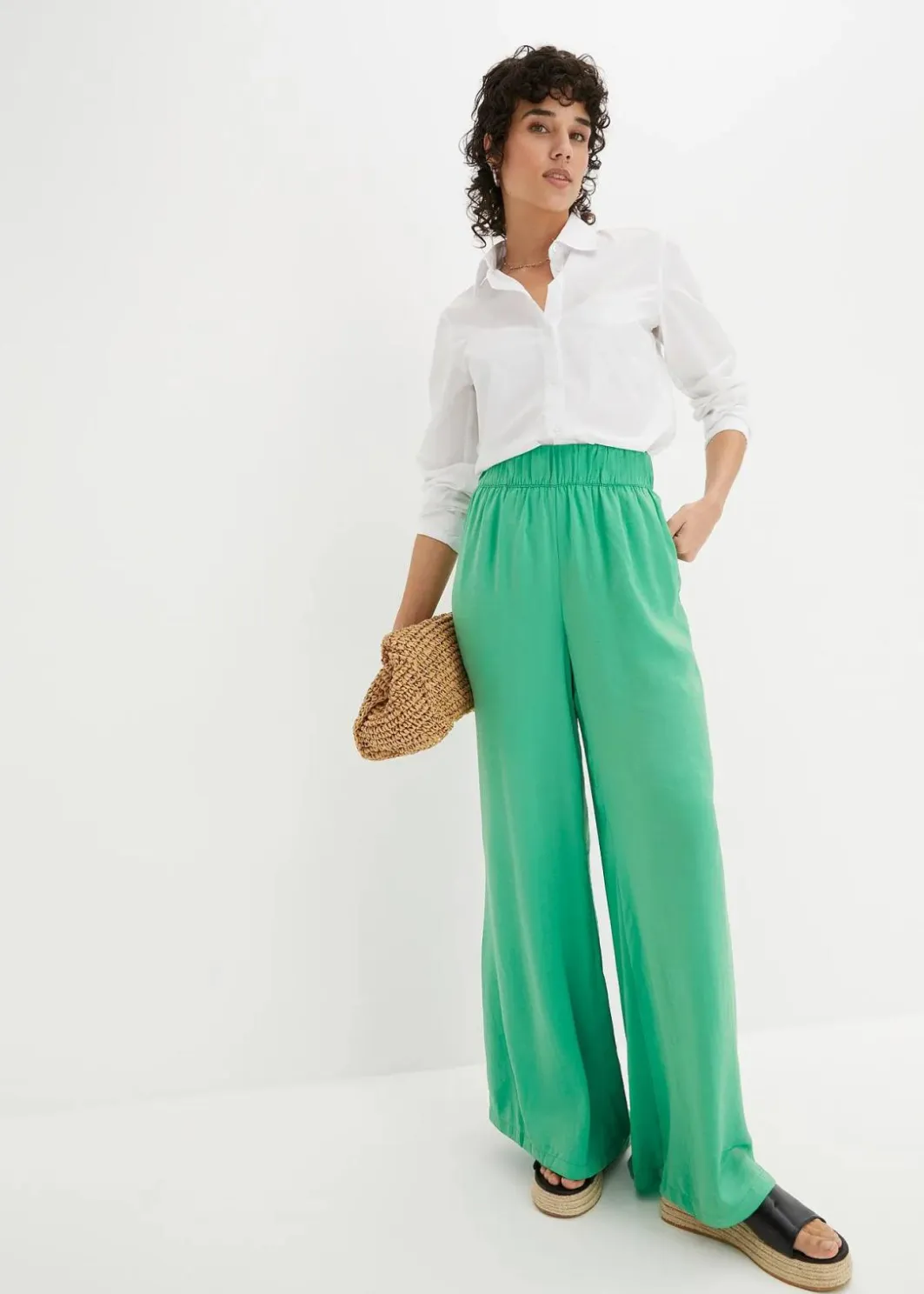 Damen bonprix Hosen|Bekleidung·Kleider|Palazzo-Hose