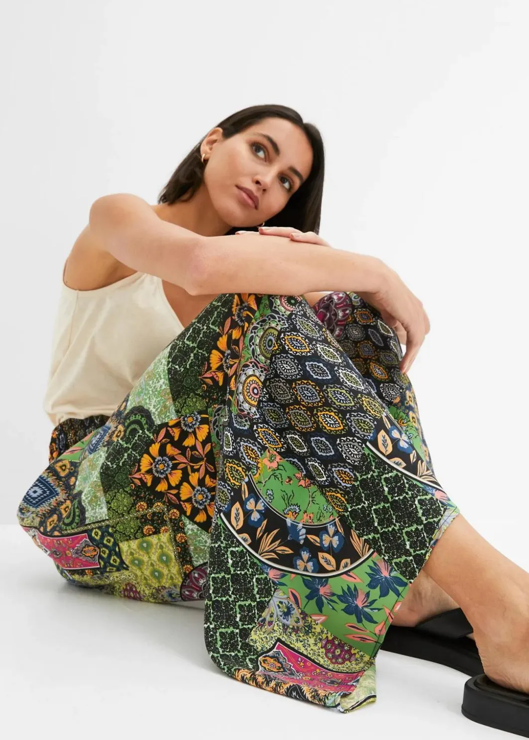 Damen bonprix Bekleidung·Kleider|Hosen|Palazzo-Hose