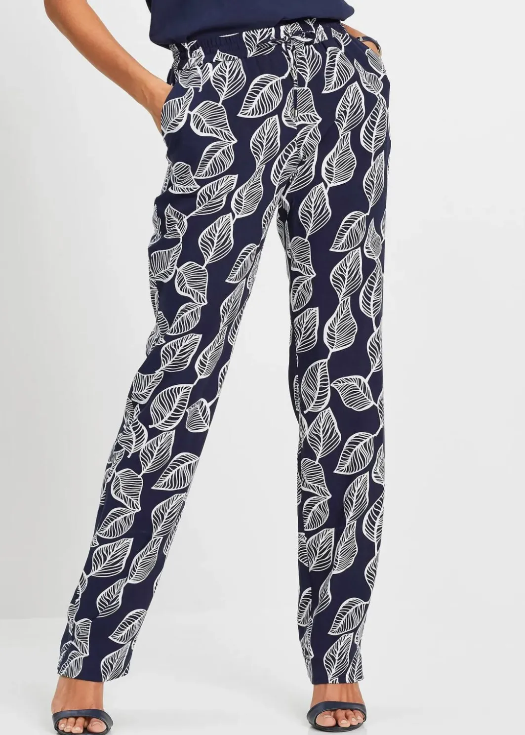 Damen bonprix Hosen|Nachhaltigere Materialien|Palazzo-Hose