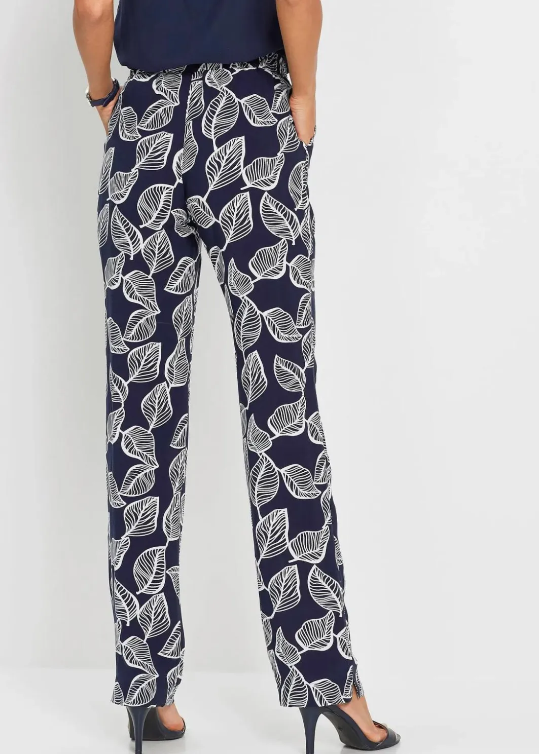Damen bonprix Hosen|Nachhaltigere Materialien|Palazzo-Hose