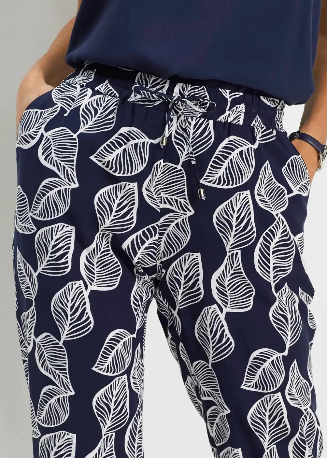 Damen bonprix Hosen|Nachhaltigere Materialien|Palazzo-Hose