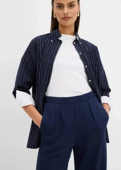 Damen bonprix Hosen|Bekleidung·Kleider|Palazzo-Hose aus bequemen Punto di Roma