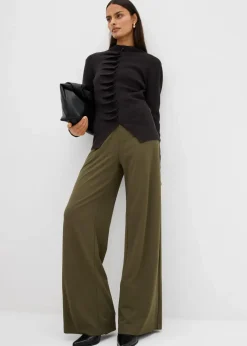 Clearance Palazzo-Hose aus bequemen Punto di Roma Damen Hosen|Bekleidung·Kleider
