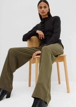 Clearance Palazzo-Hose aus bequemen Punto di Roma Damen Hosen|Bekleidung·Kleider