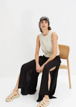 Clearance Palazzo-Hose aus feiner Viskose Damen Bekleidung·Kleider|Hosen