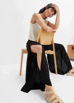 Clearance Palazzo-Hose aus feiner Viskose Damen Bekleidung·Kleider|Hosen