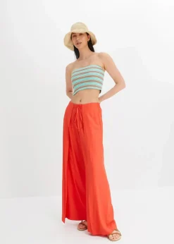 Hot Palazzo-Hose aus feiner Viskose Damen Nachhaltigere Materialien|Hosen