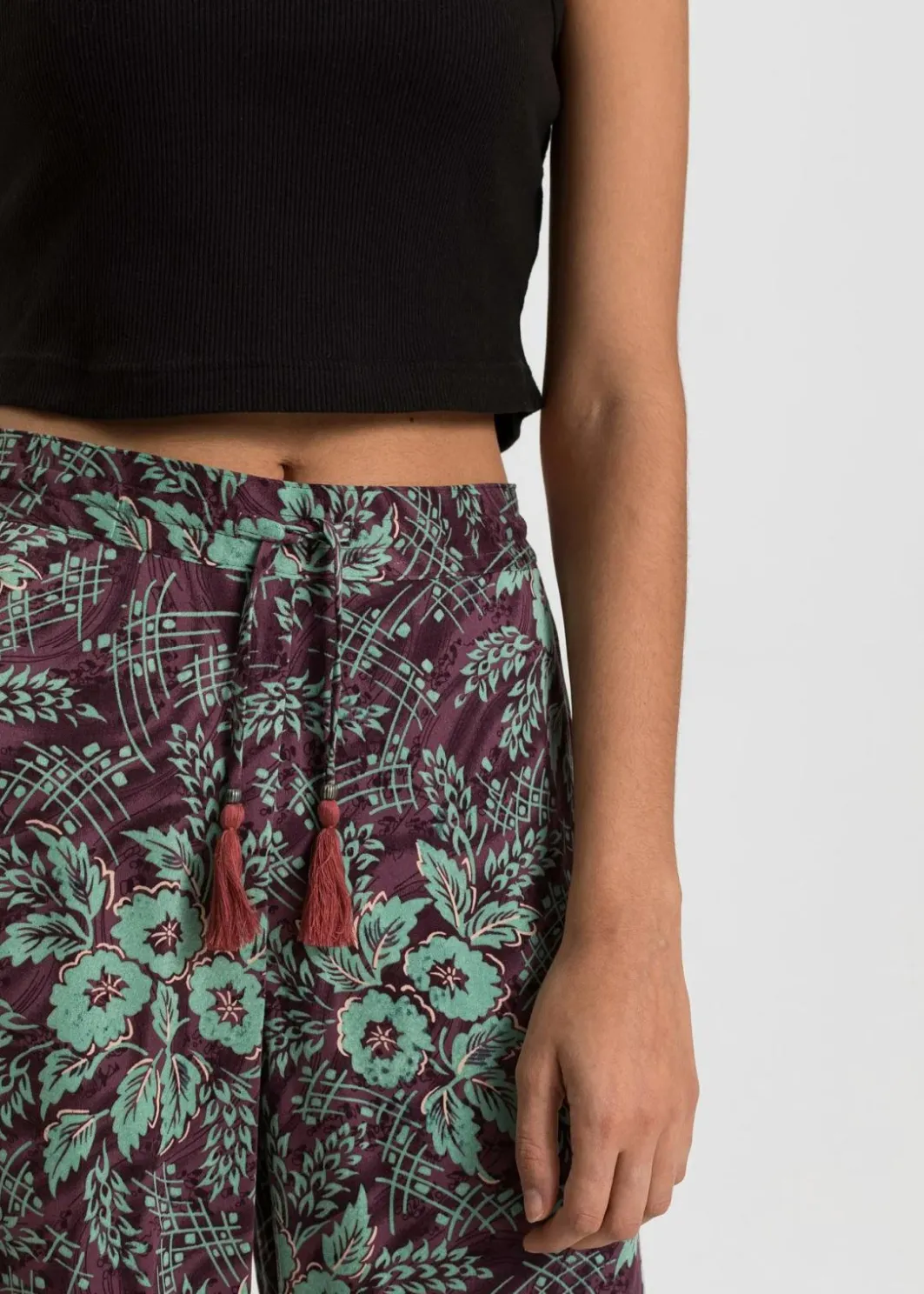Damen bonprix Bekleidung·Kleider|Hosen|Palazzo-Hose aus fließender Viskose