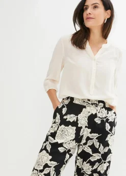 Clearance Palazzo-Hose aus fließender Viskose Damen Bekleidung·Kleider|Hosen