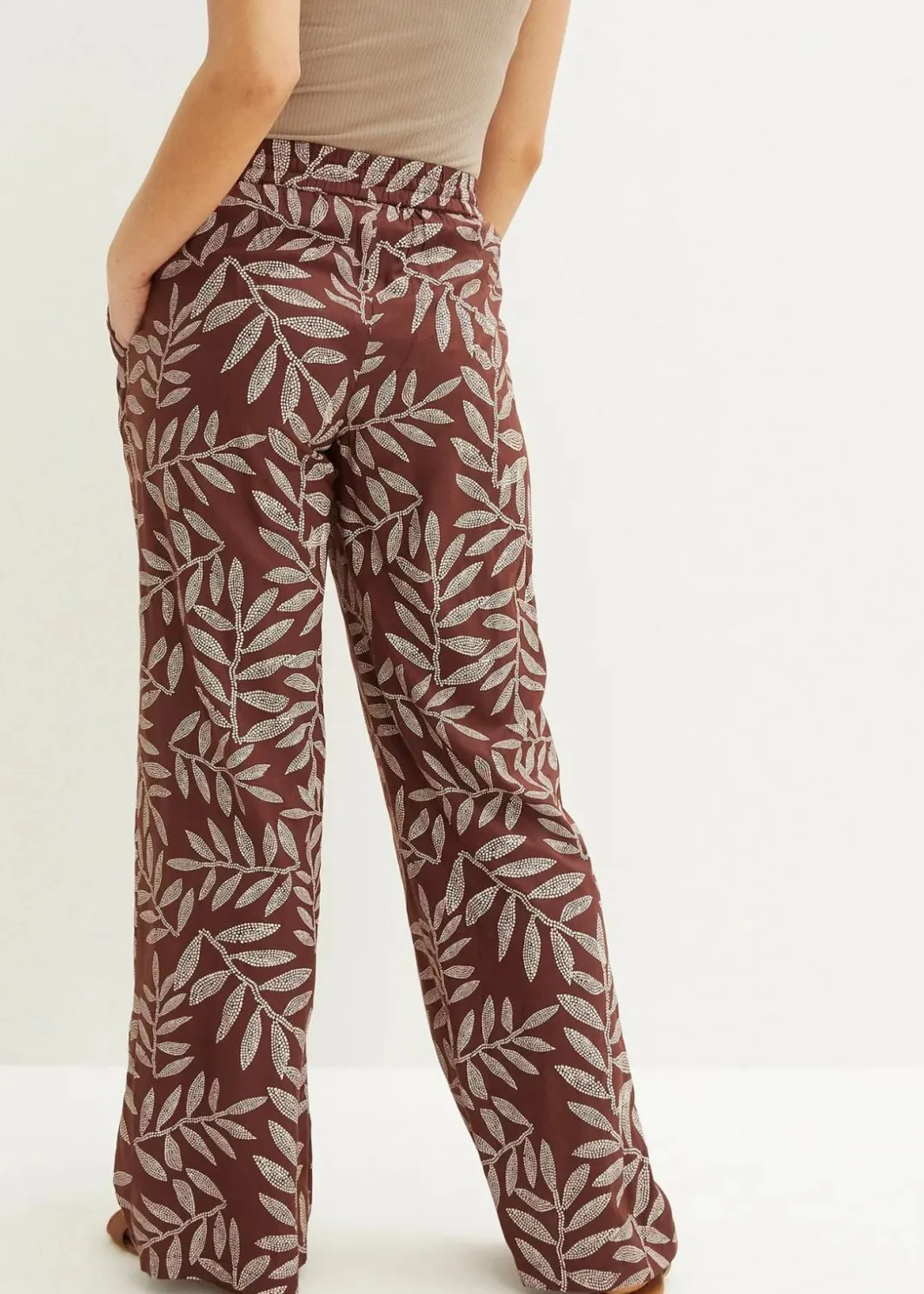 New Palazzo-Hose aus fließender Viskose Damen Nachhaltigere Materialien|Hosen
