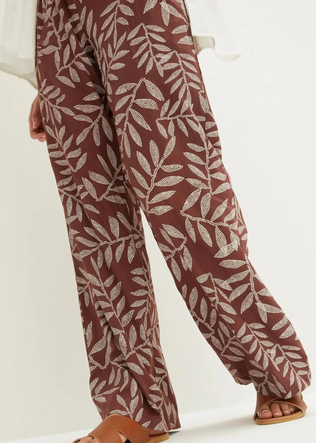 New Palazzo-Hose aus fließender Viskose Damen Nachhaltigere Materialien|Hosen