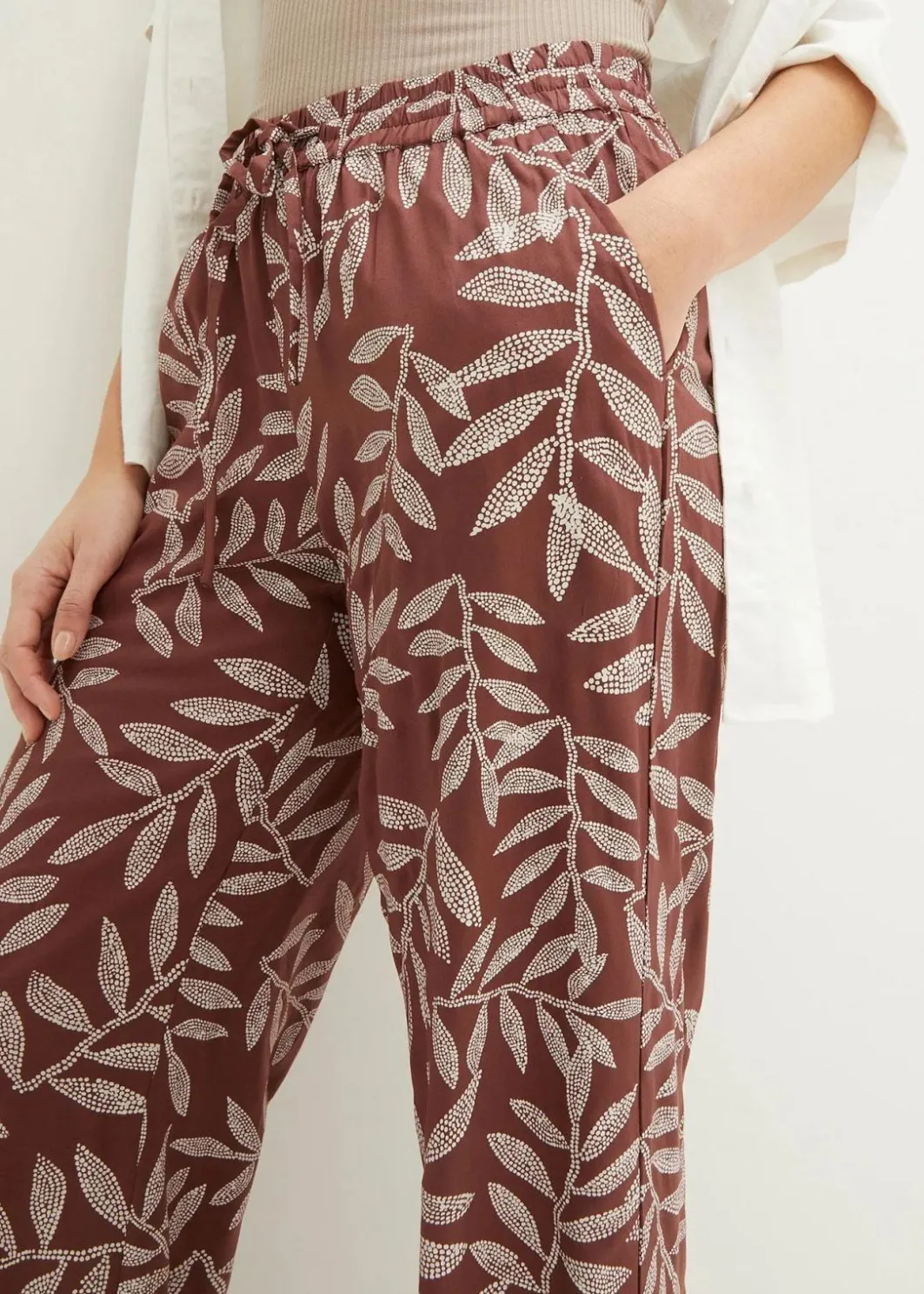 New Palazzo-Hose aus fließender Viskose Damen Nachhaltigere Materialien|Hosen
