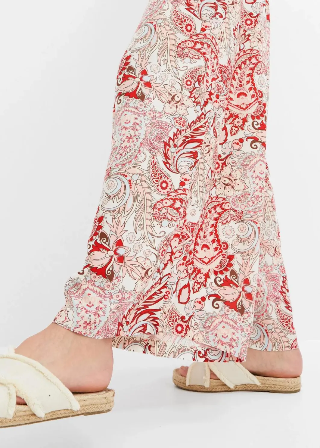 Damen bonprix Bekleidung·Kleider|Hosen|Palazzo-Hose aus fließender Viskose