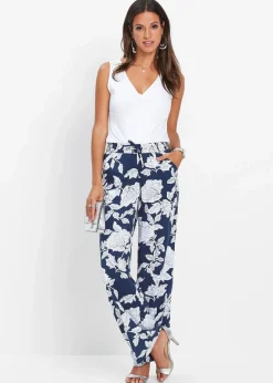 Clearance Palazzo-Hose aus fließender Viskose Damen Nachhaltigere Materialien|Hosen