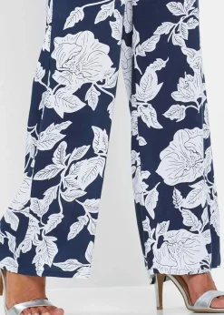 Clearance Palazzo-Hose aus fließender Viskose Damen Nachhaltigere Materialien|Hosen
