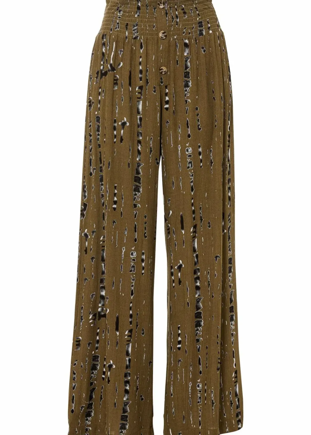 Damen bonprix Bekleidung·Kleider|Hosen|Palazzo-Hose aus fließender Viskose