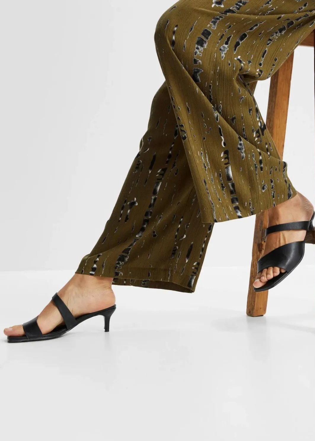 Damen bonprix Bekleidung·Kleider|Hosen|Palazzo-Hose aus fließender Viskose