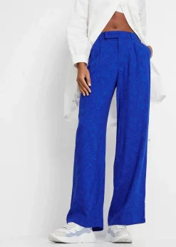 Damen bonprix Bekleidung·Kleider|Hosen|Palazzo-Hose aus fließender Viskose