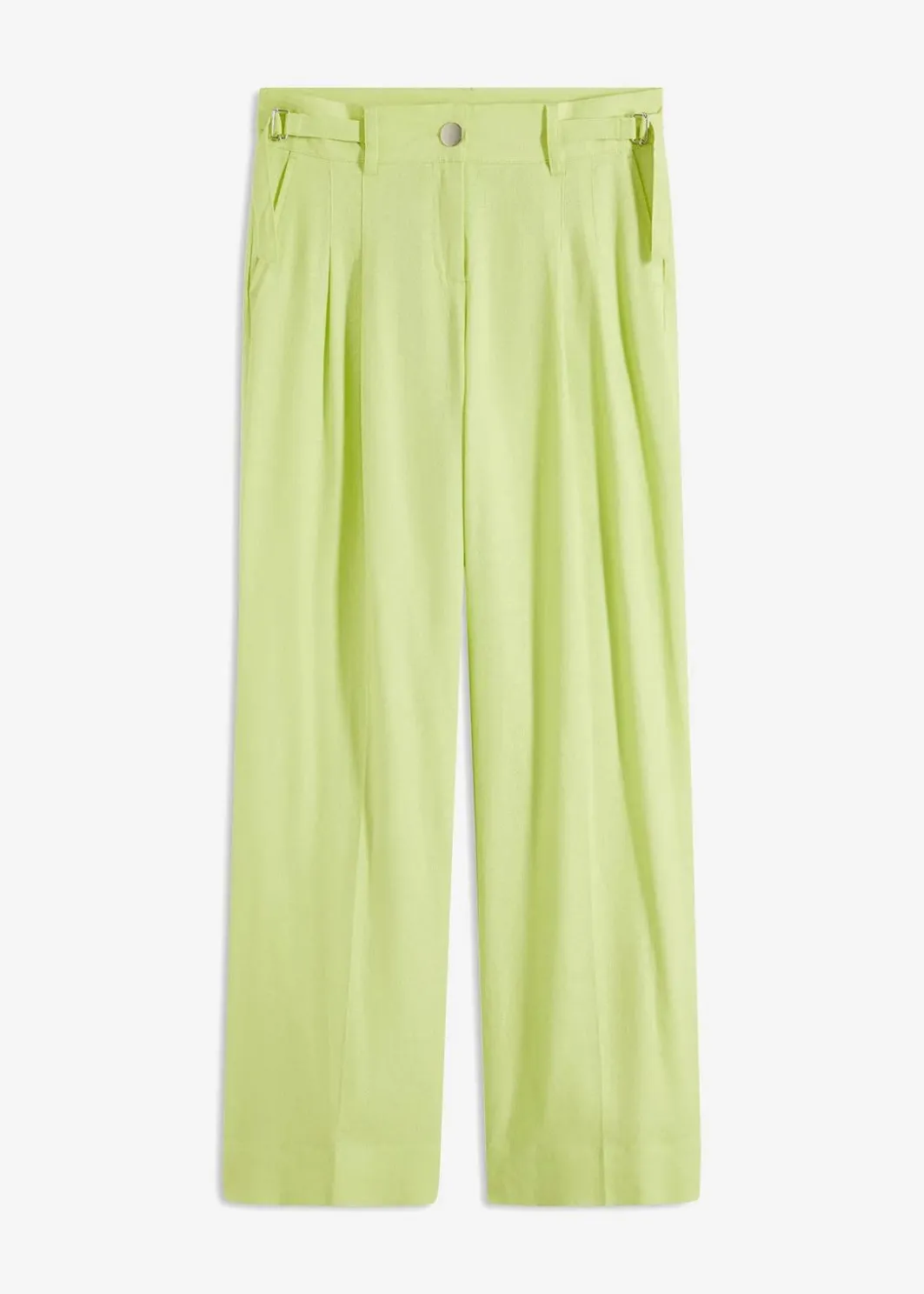 Damen bonprix Bekleidung·Kleider|Hosen|Palazzo-Hose aus leichtem Leinen-Mix