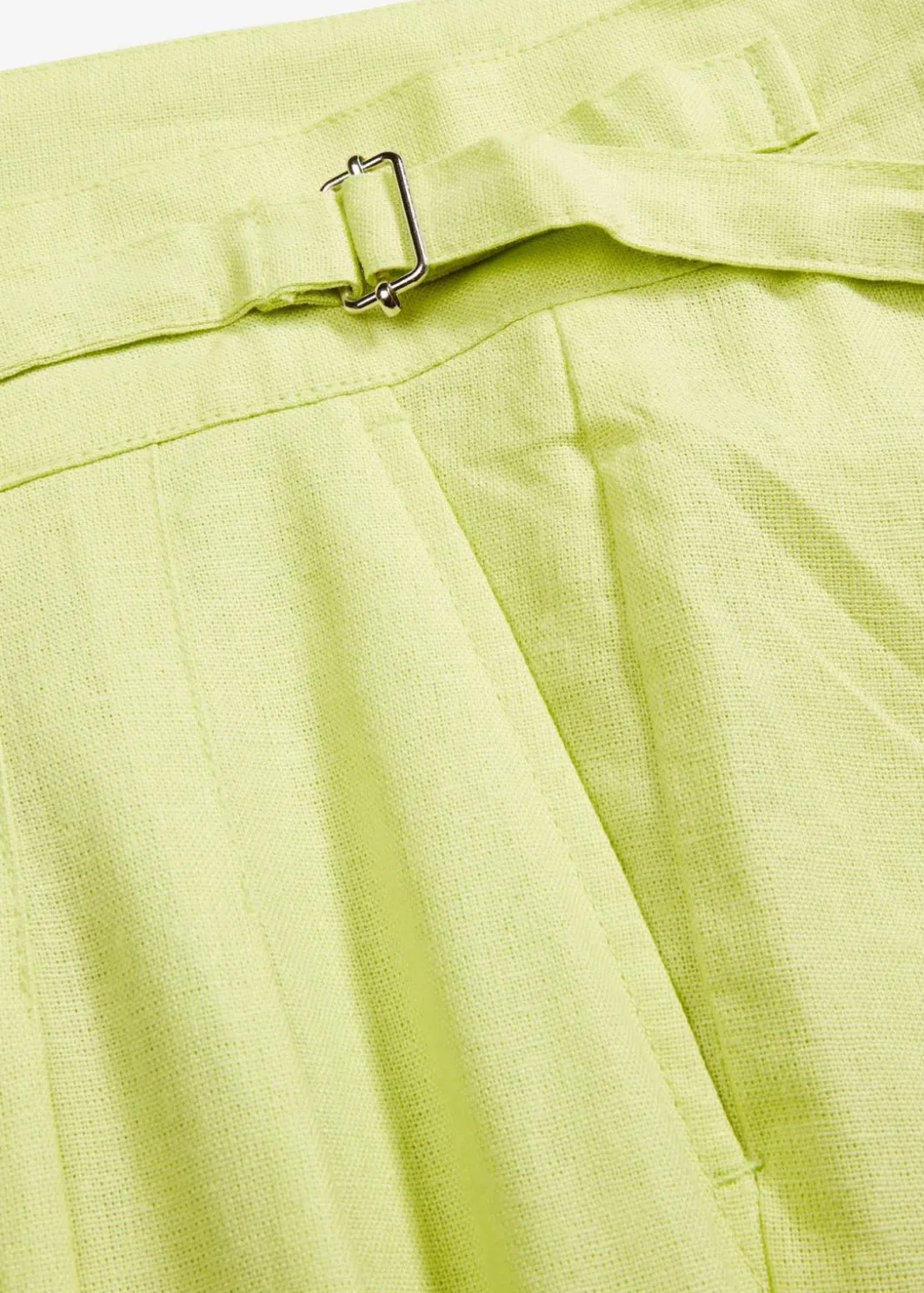 Damen bonprix Bekleidung·Kleider|Hosen|Palazzo-Hose aus leichtem Leinen-Mix