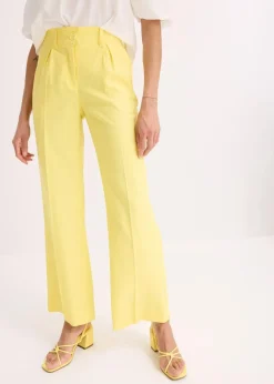 New Palazzo-Hose aus Leinen-Mix Damen Bekleidung·Kleider|Hosen
