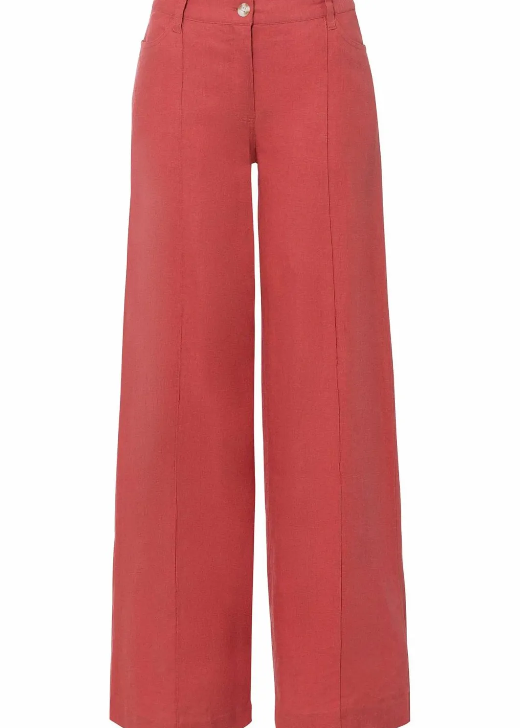 Palazzo-Hose aus luftigem Leinen-Mix Damen Kurzgrößen|Hosen