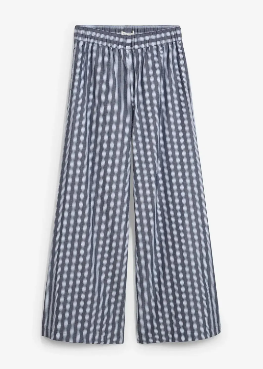Damen bonprix Bekleidung·Kleider|Hosen|Palazzo-Hose aus reiner Baumwolle