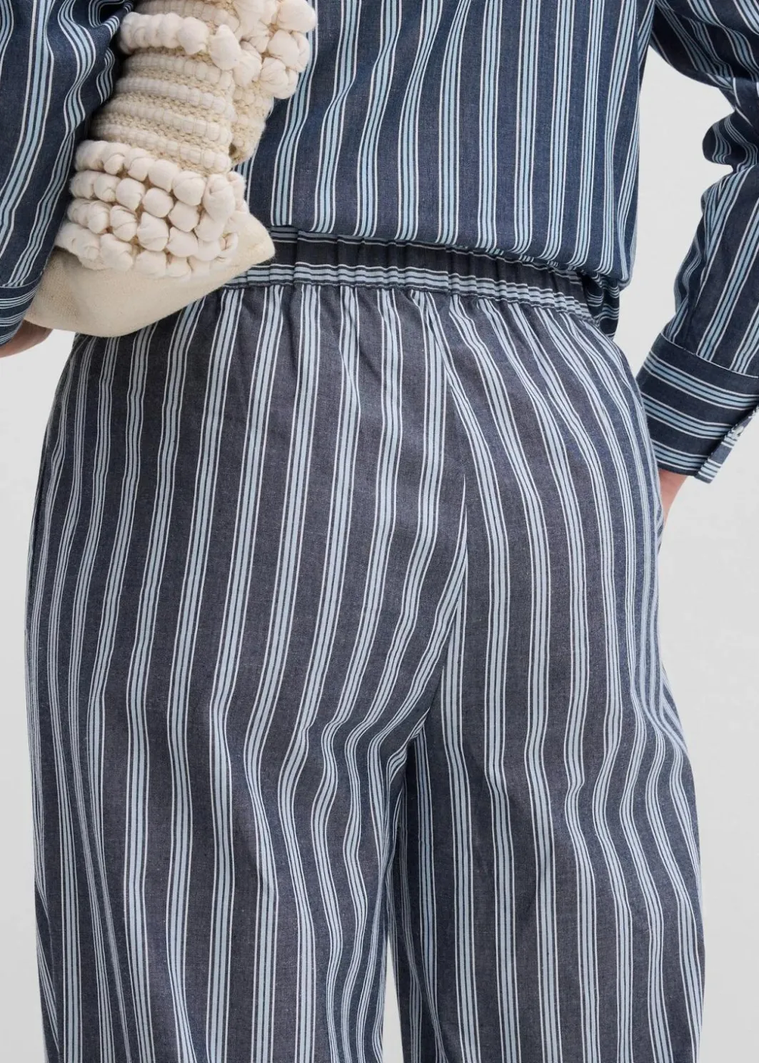 Damen bonprix Bekleidung·Kleider|Hosen|Palazzo-Hose aus reiner Baumwolle