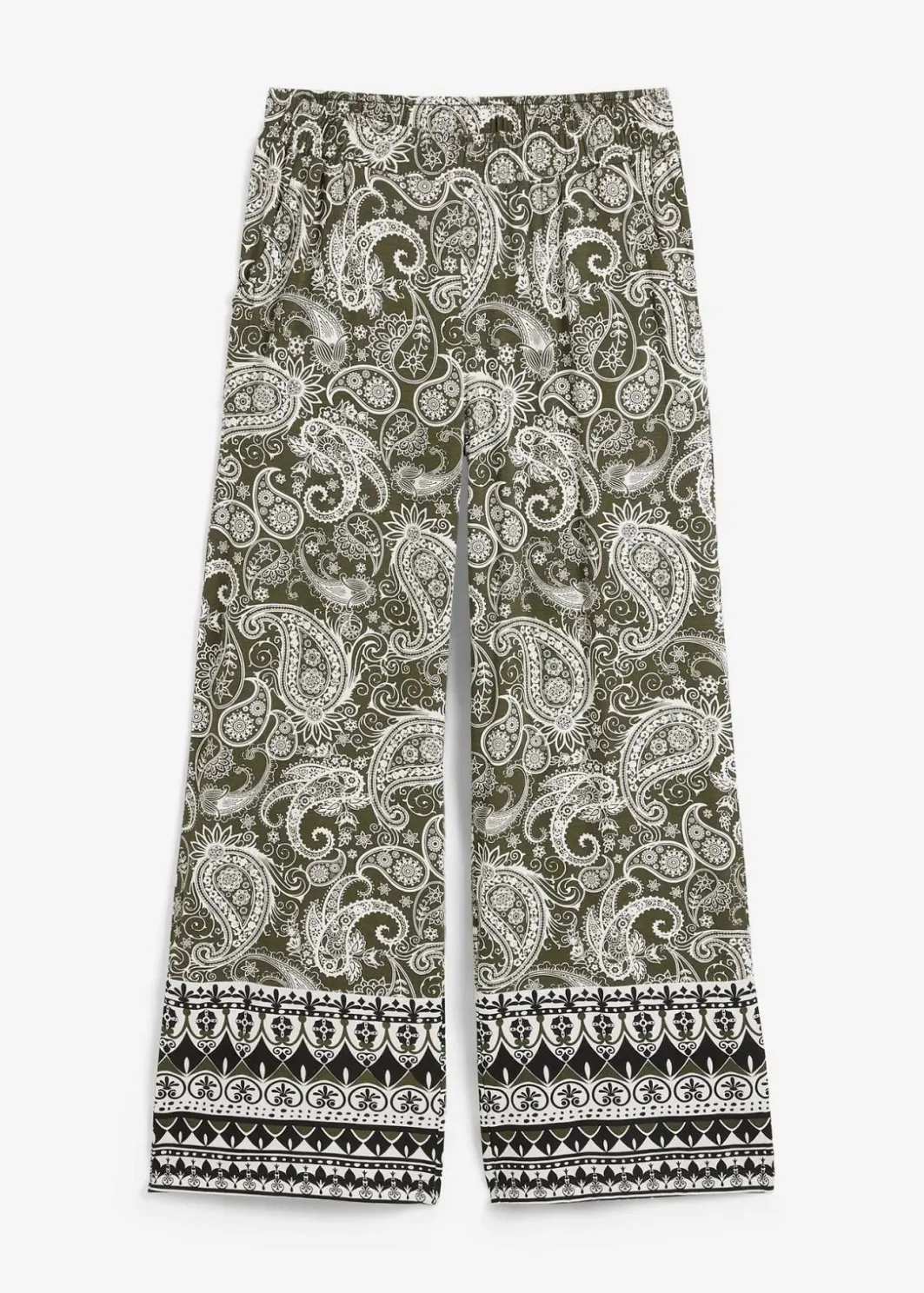 Clearance Palazzo-Hose aus softem Viskose-Mix Damen Bekleidung·Kleider|Hosen