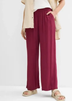 Damen bonprix Nachhaltigere Materialien|Hosen|Palazzo-Hose aus softer Viskose