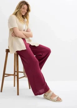 Damen bonprix Nachhaltigere Materialien|Hosen|Palazzo-Hose aus softer Viskose