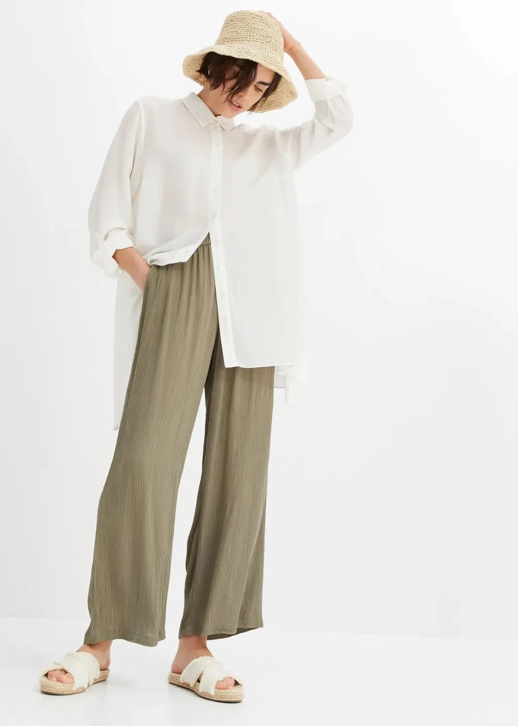 Hot Palazzo-Hose aus softer Viskose Damen Bekleidung·Kleider|Hosen