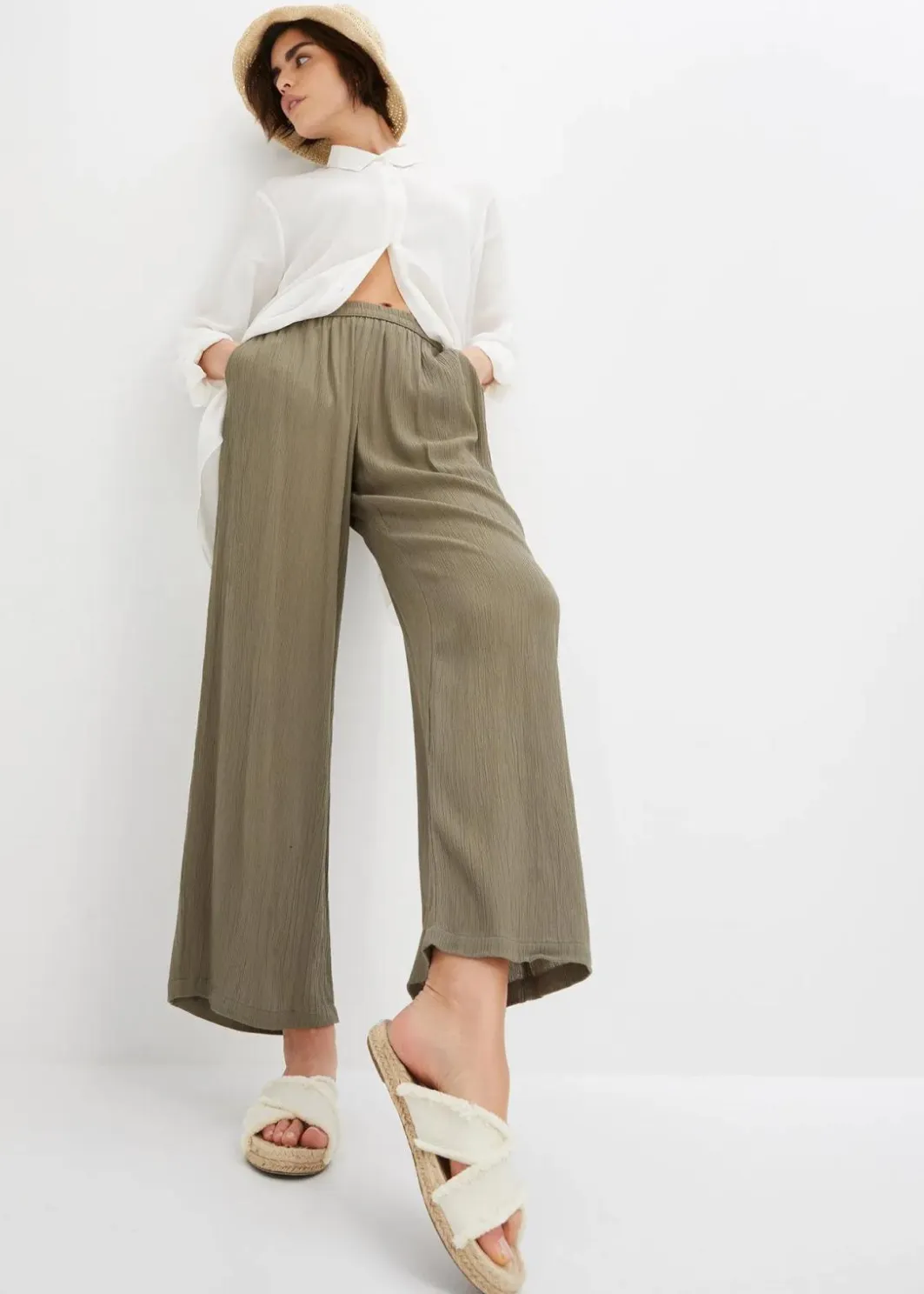 Hot Palazzo-Hose aus softer Viskose Damen Bekleidung·Kleider|Hosen