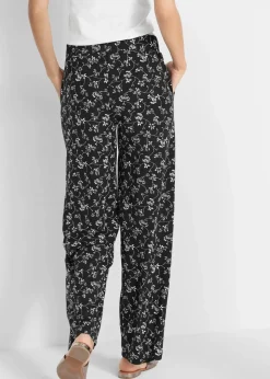 Clearance Palazzo-Hose aus Viskose-Mix Damen Nachhaltigere Materialien|Hosen