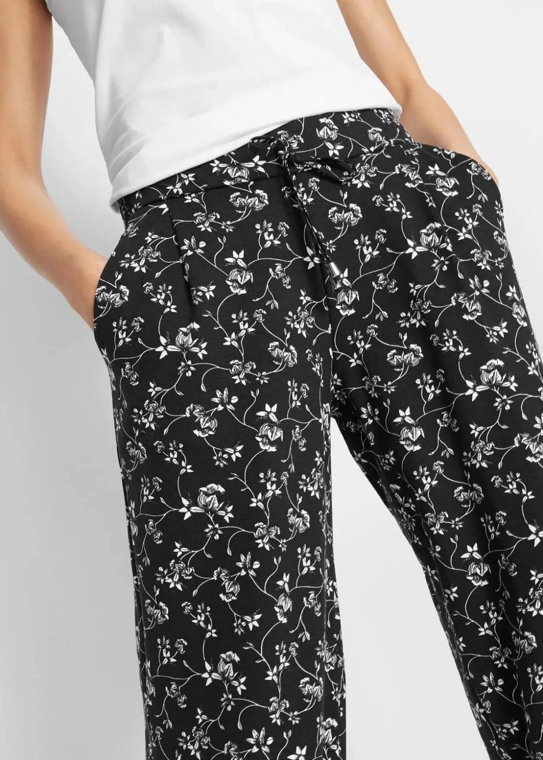 Clearance Palazzo-Hose aus Viskose-Mix Damen Nachhaltigere Materialien|Hosen