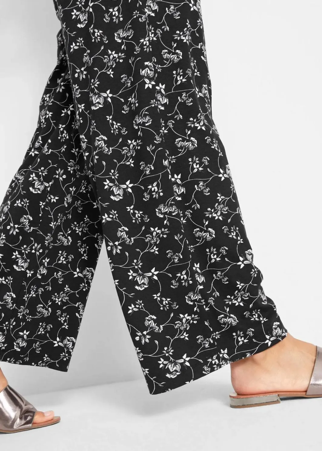 Clearance Palazzo-Hose aus Viskose-Mix Damen Nachhaltigere Materialien|Hosen