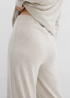 Hot Palazzo-Hose in Strickoptik Damen Zweiteiler & Sets|Hosen