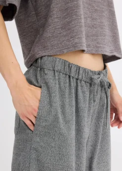 Damen bonprix Bekleidung·Kleider|Hosen|Palazzo-Hose in Wolloptik