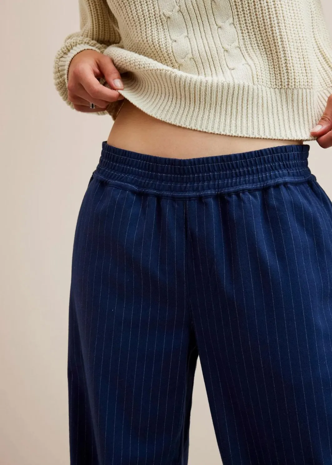 New Palazzo-Hose in Wolloptik Damen Hosen|Nachhaltigere Materialien