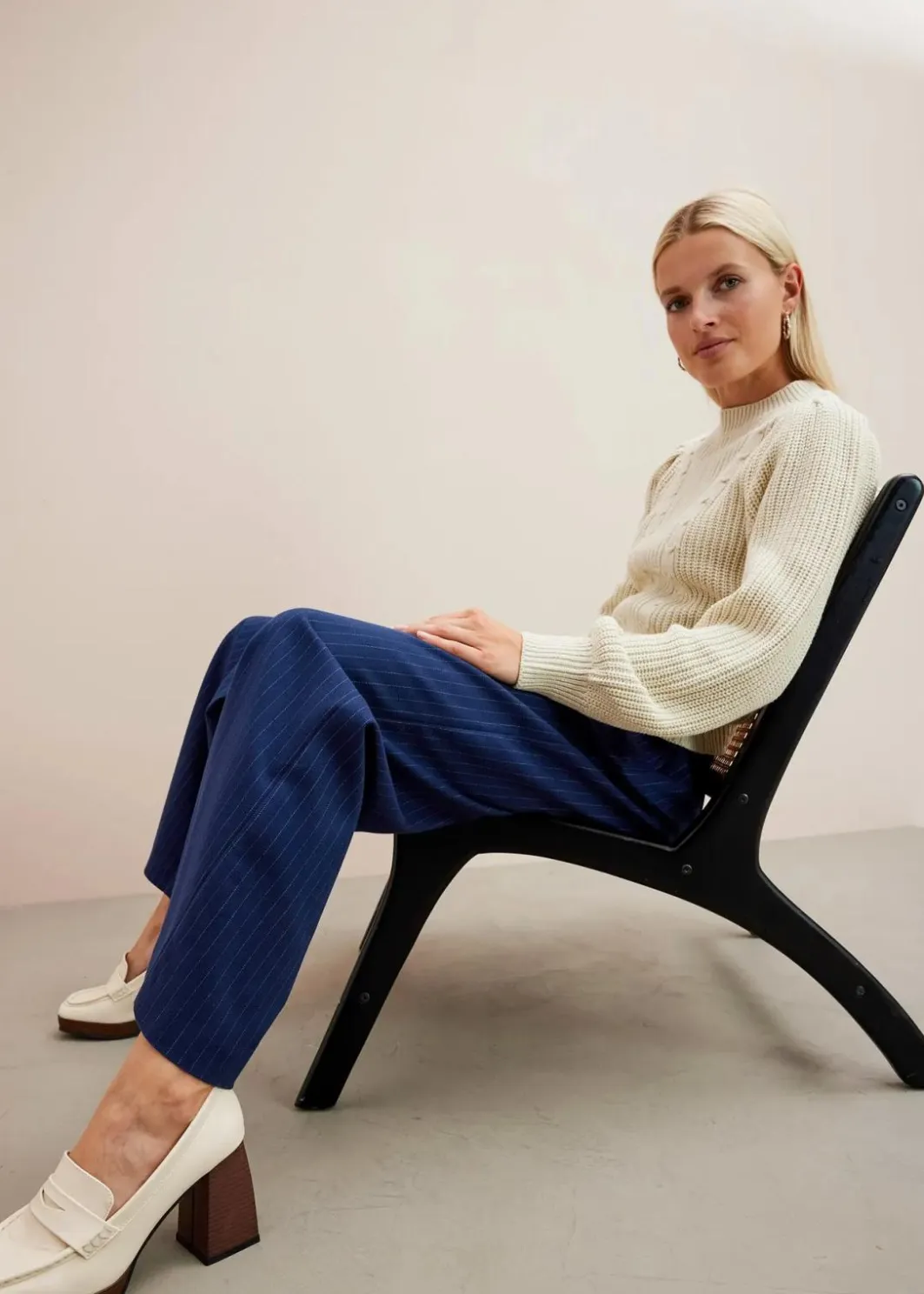 New Palazzo-Hose in Wolloptik Damen Hosen|Nachhaltigere Materialien