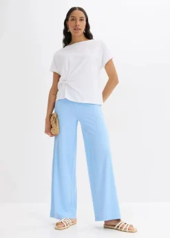 Clearance Palazzo-Hose mit Bequembund Damen Bekleidung·Kleider|Hosen