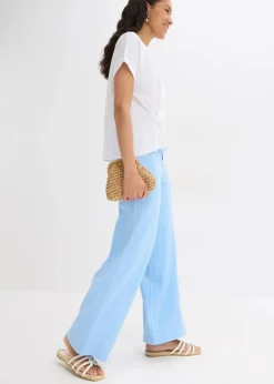 Clearance Palazzo-Hose mit Bequembund Damen Bekleidung·Kleider|Hosen