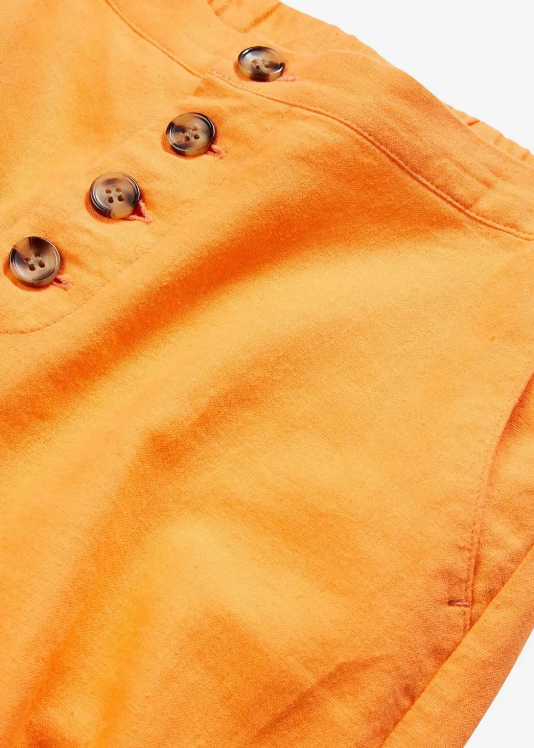 Damen bonprix Hosen|Bekleidung·Kleider|Palazzo-Hose mit Leinen