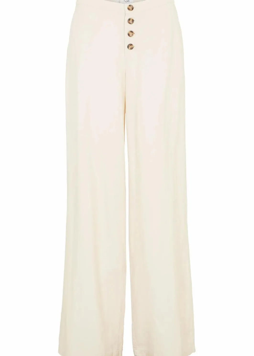 Best Palazzo-Hose mit Leinen Damen Bekleidung·Kleider|Hosen