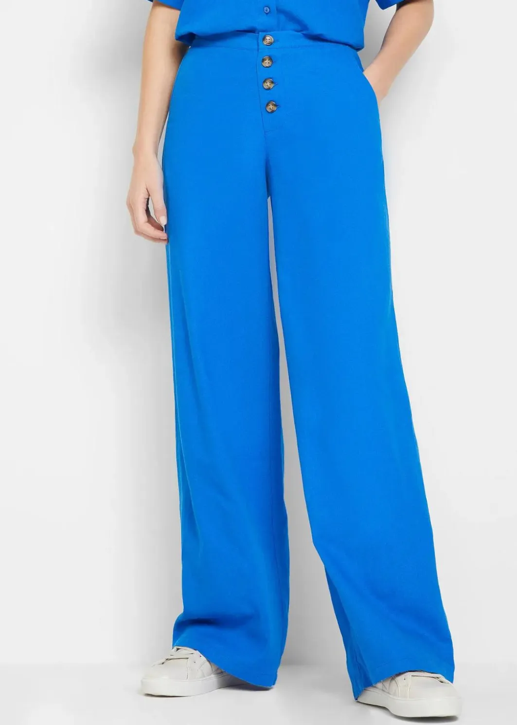Hot Palazzo-Hose mit Leinen Damen Hosen|Bekleidung·Kleider
