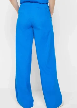 Hot Palazzo-Hose mit Leinen Damen Hosen|Bekleidung·Kleider