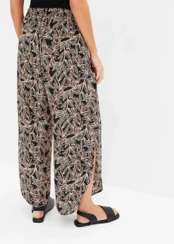 Online Palazzo-Hose mit Schlitz Damen Bekleidung·Kleider|Hosen