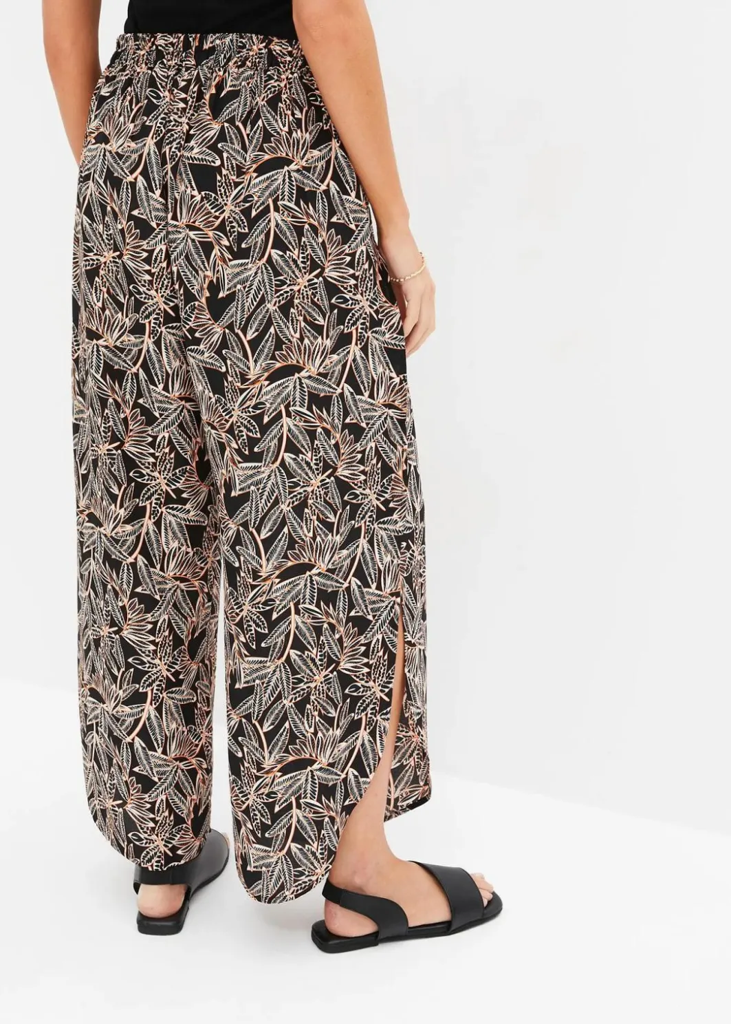 Online Palazzo-Hose mit Schlitz Damen Bekleidung·Kleider|Hosen
