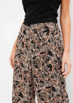 Online Palazzo-Hose mit Schlitz Damen Bekleidung·Kleider|Hosen