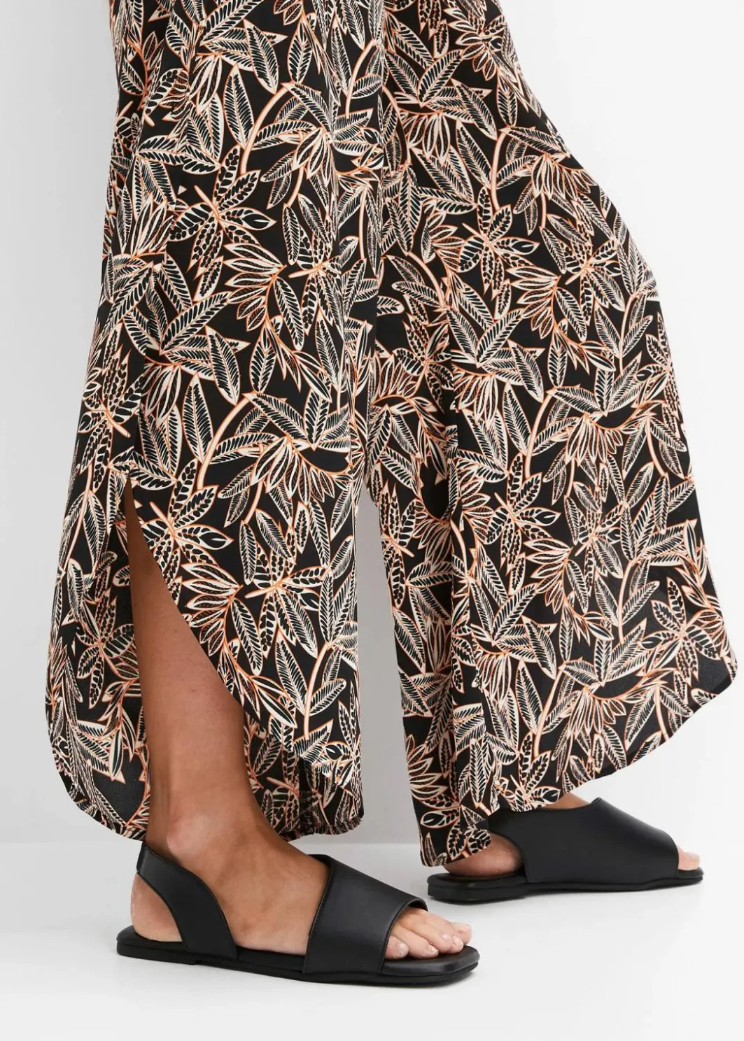Online Palazzo-Hose mit Schlitz Damen Bekleidung·Kleider|Hosen